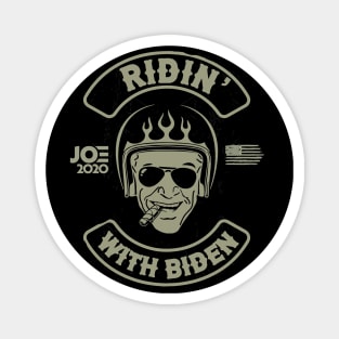 Ridin' With Biden American Motorcycle Rally Magnet